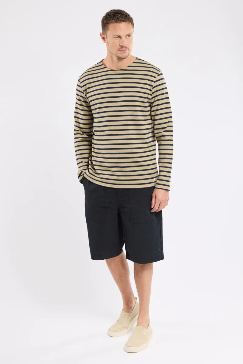 Breton Stripe Shirt - Nature / Rich Navy