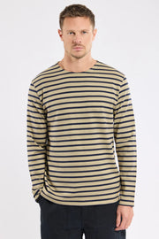 Breton Stripe Shirt - Nature / Rich Navy