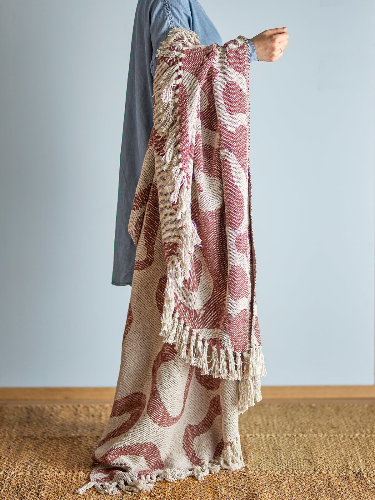 Salobre Throw - Brown, Mixed Fibres