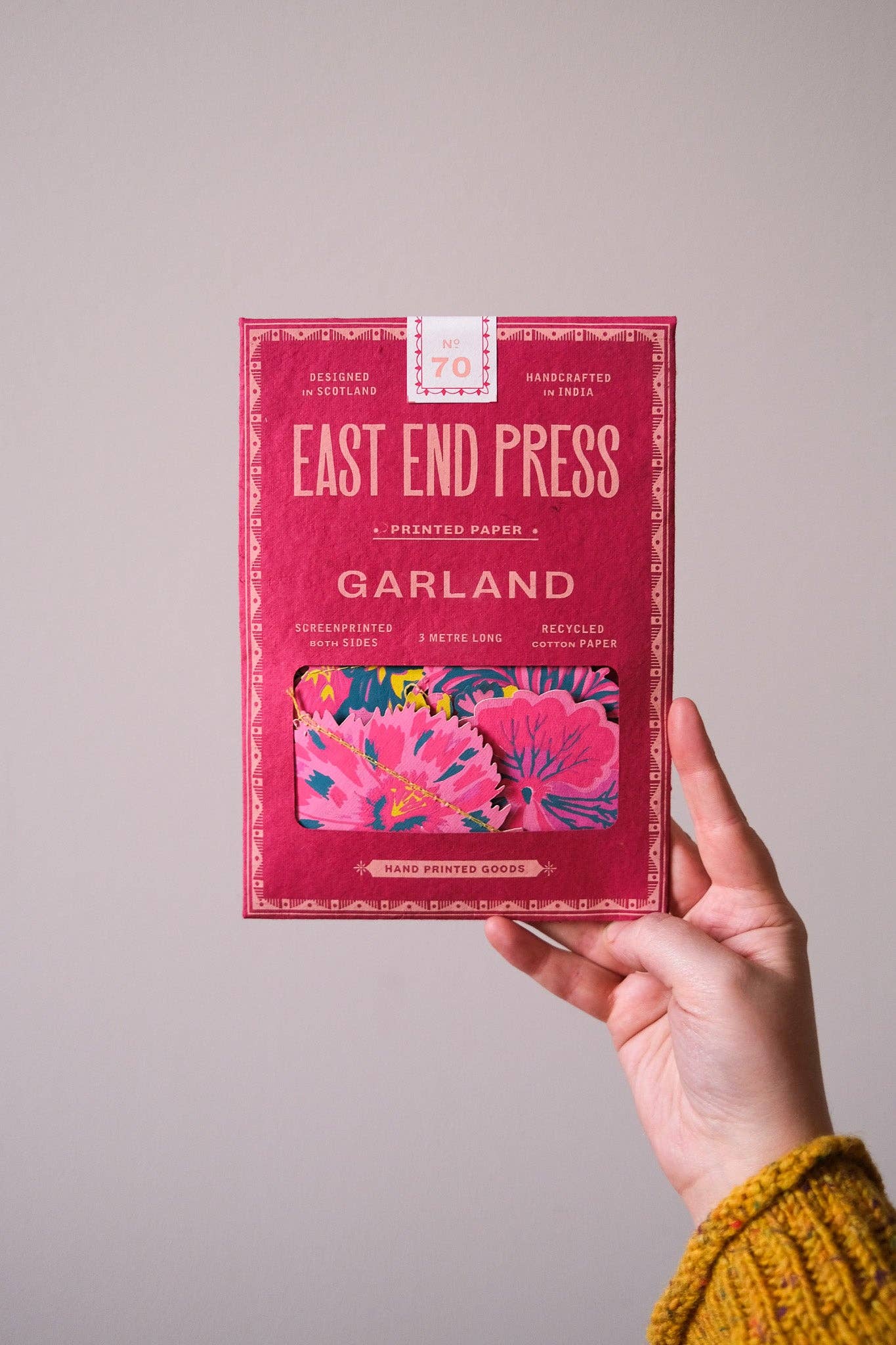 UK/EU: Summer Garden Sewn Garland