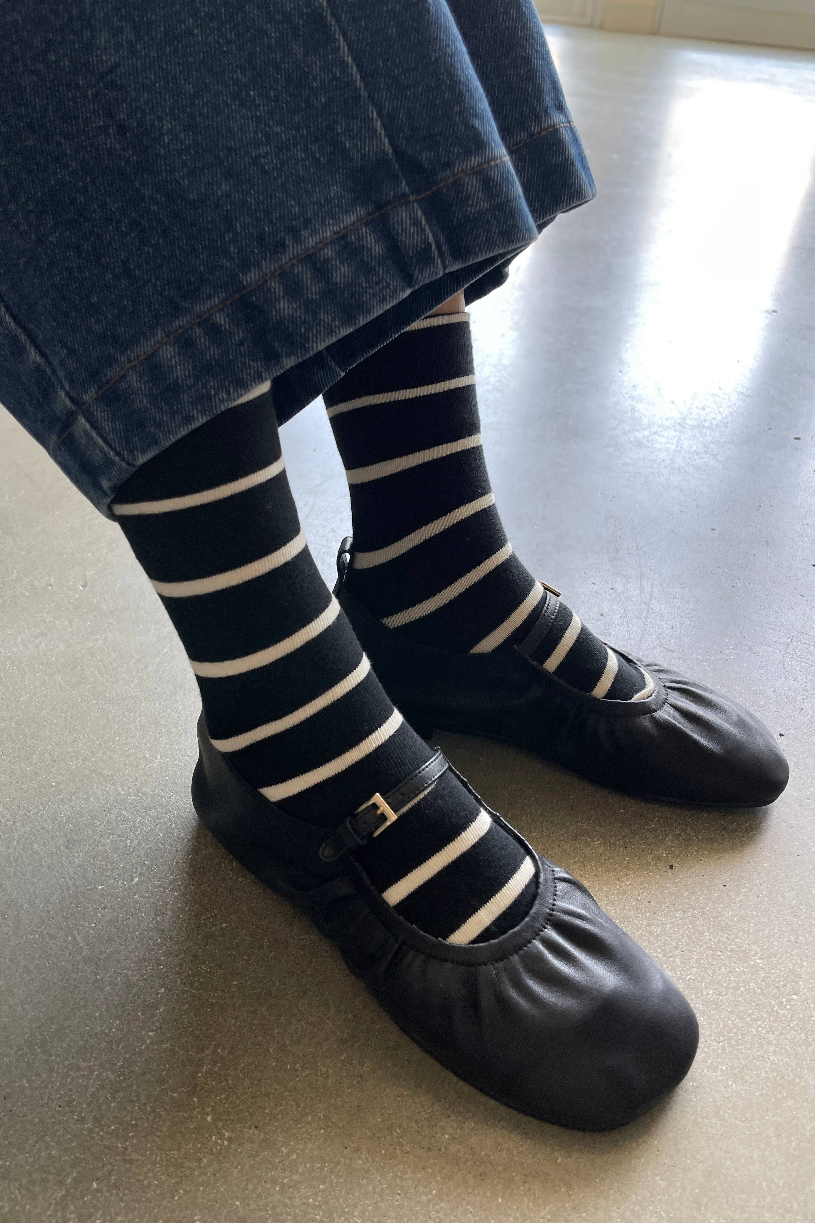 Wally Socks: Black