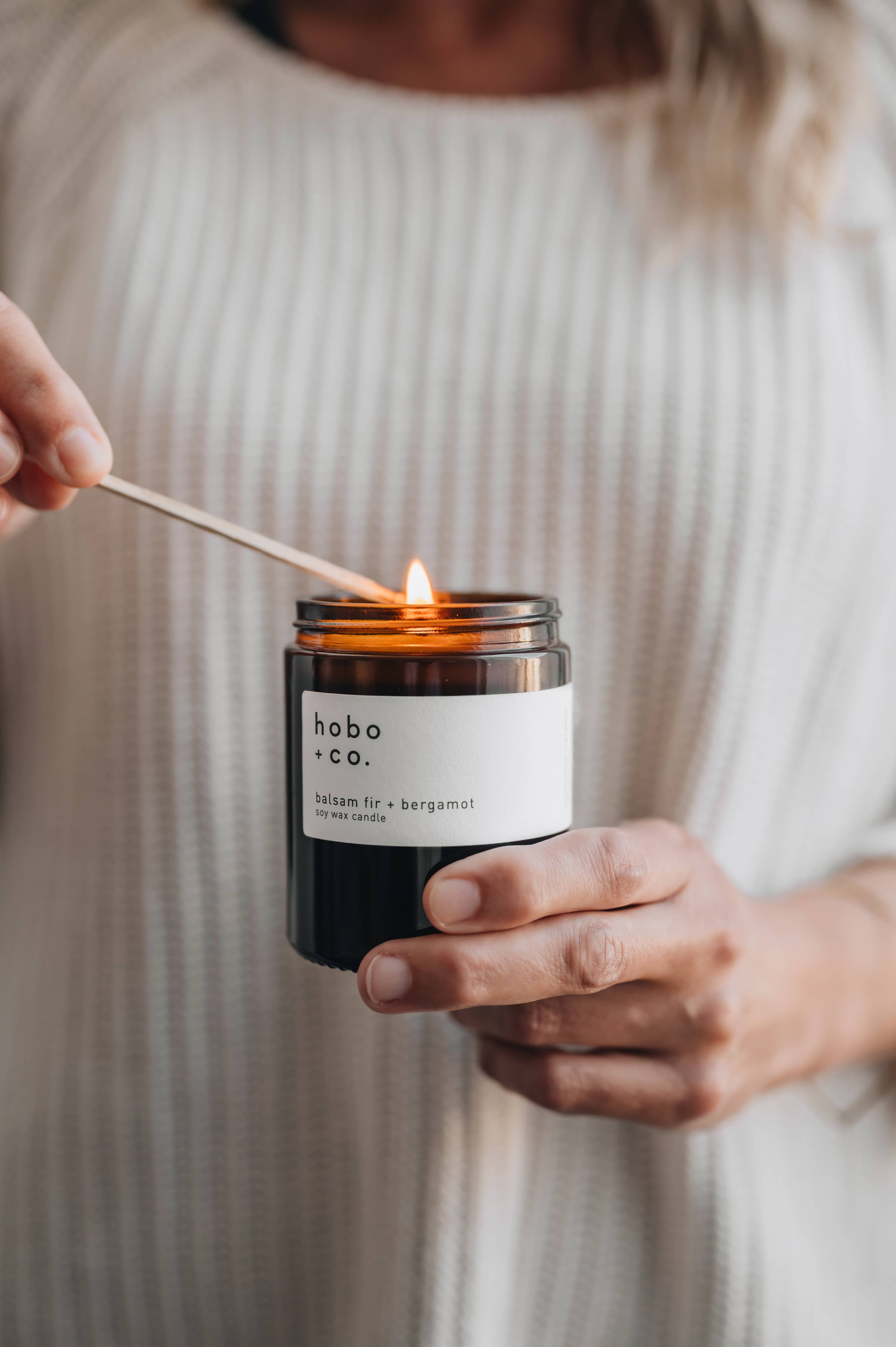Balsam Fir + Bergamot Medium Scented Soy Candle