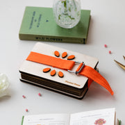 Portable flower press, pocket-size flower press