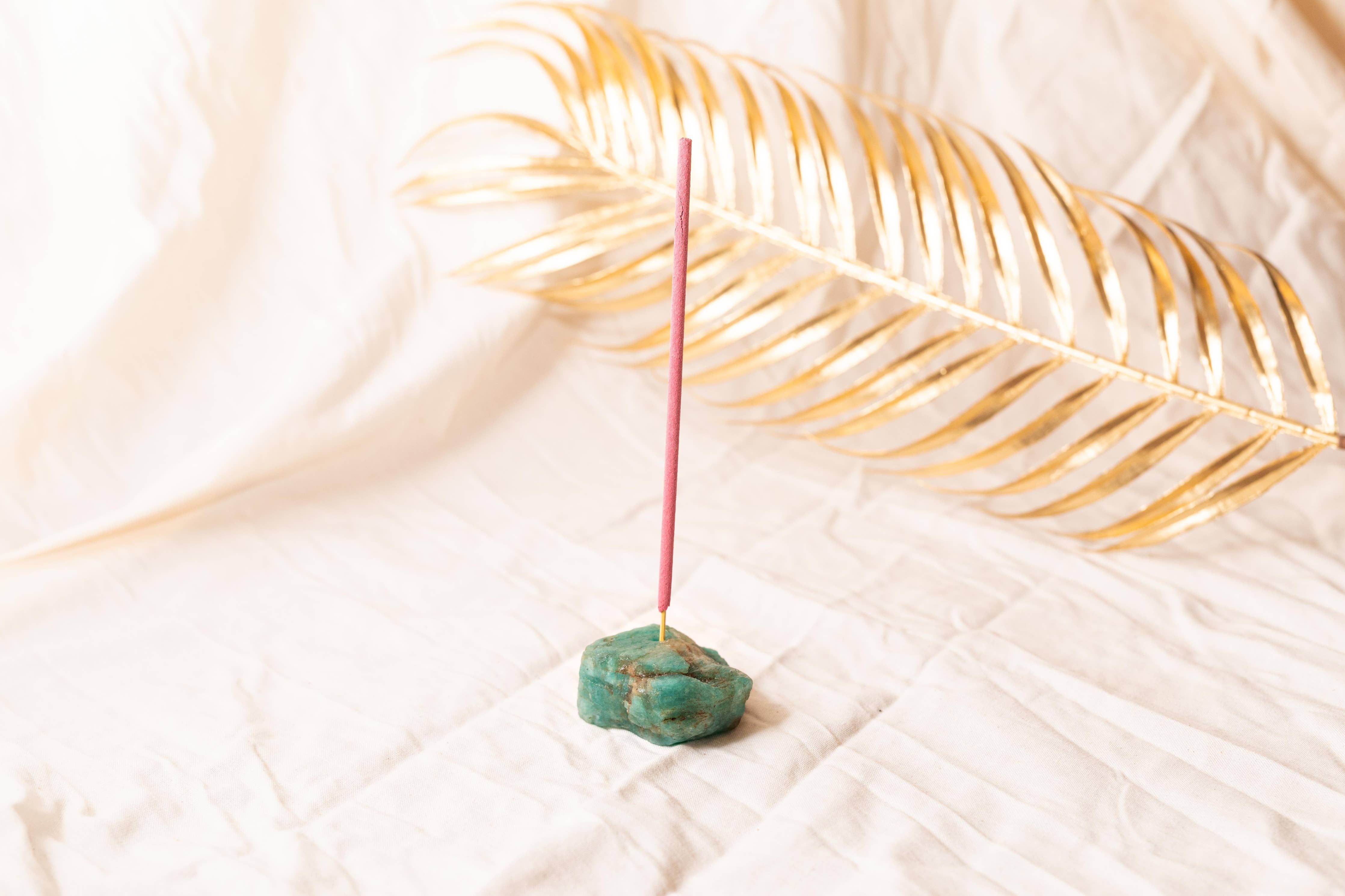Crystal Incense Holder: Rose Quartz
