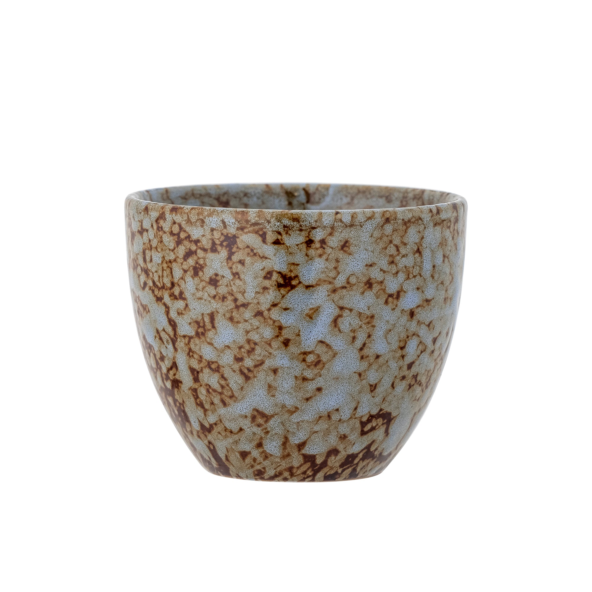 Paula Cup - Blue/Brown Handleless