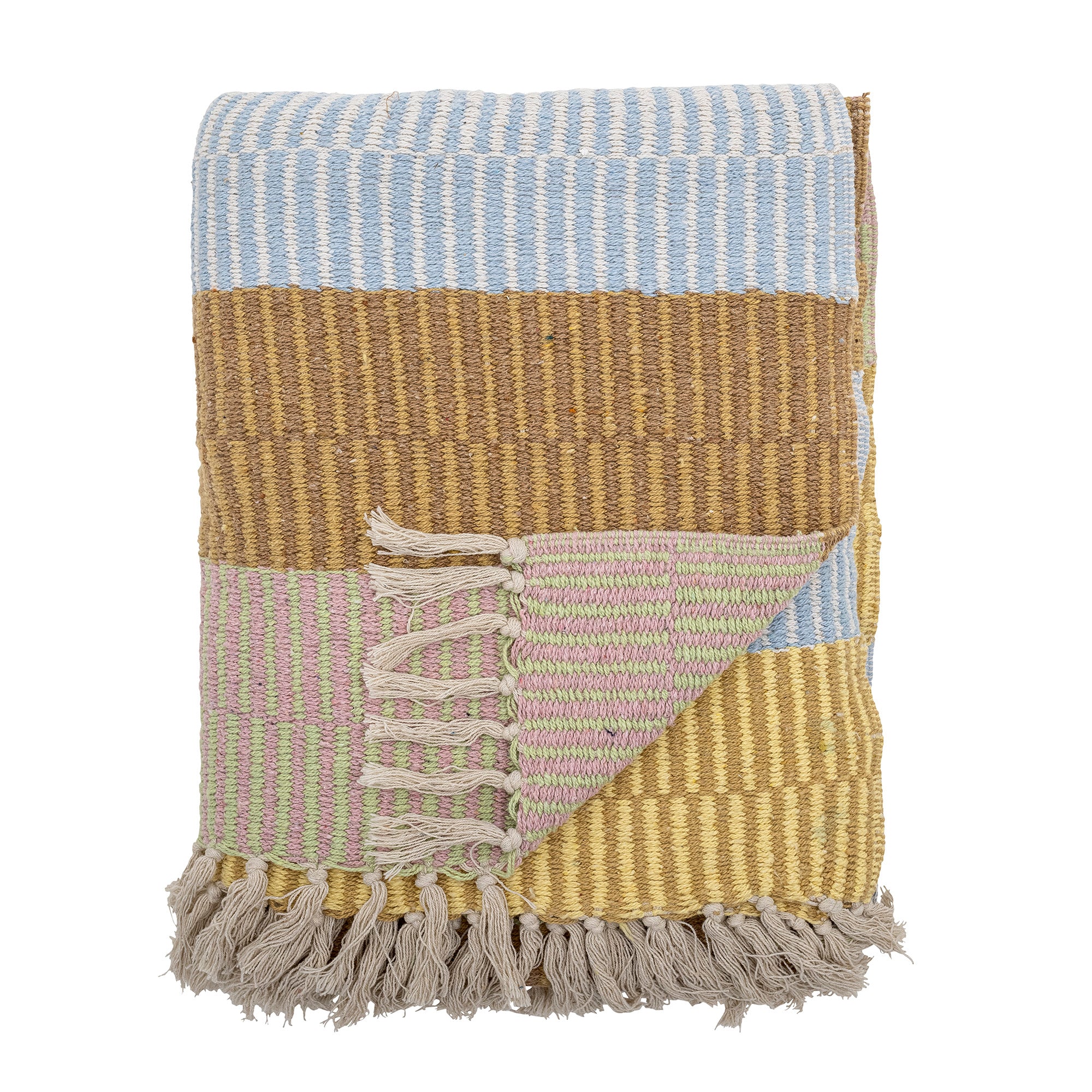 Isnel Throw, Multi, Recycled Cotton