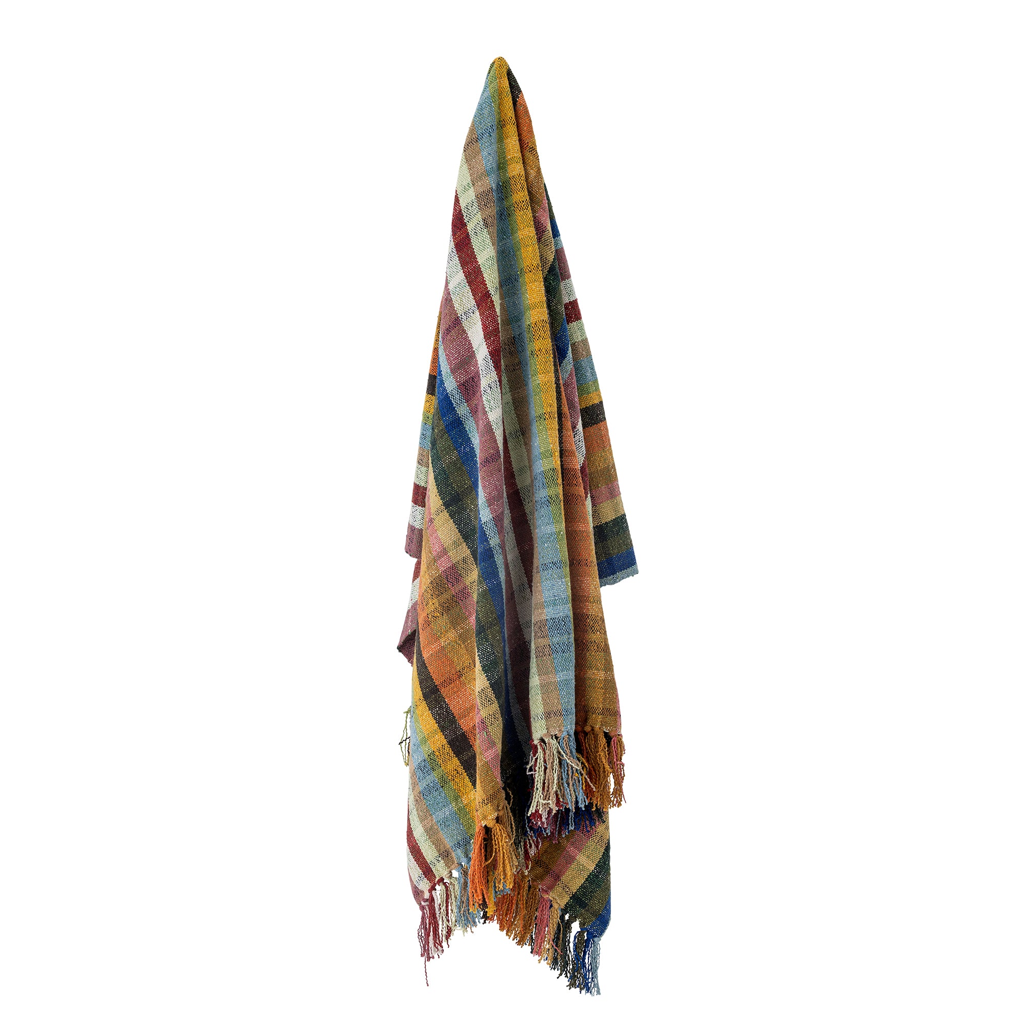 Elmy Throw, Multi, Recycled Cotton