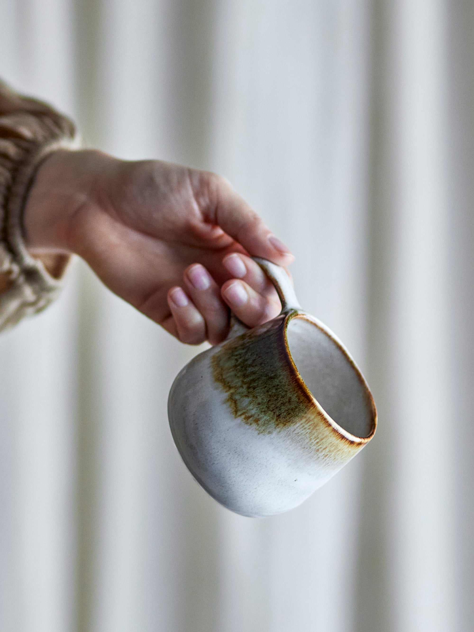 Jules Cup, Green, Stoneware