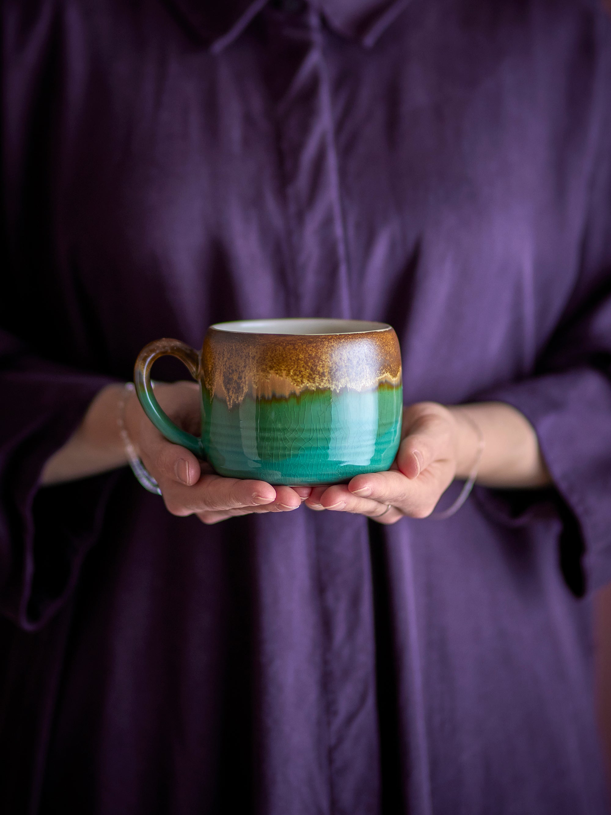 Sheen Mug - Green Multi