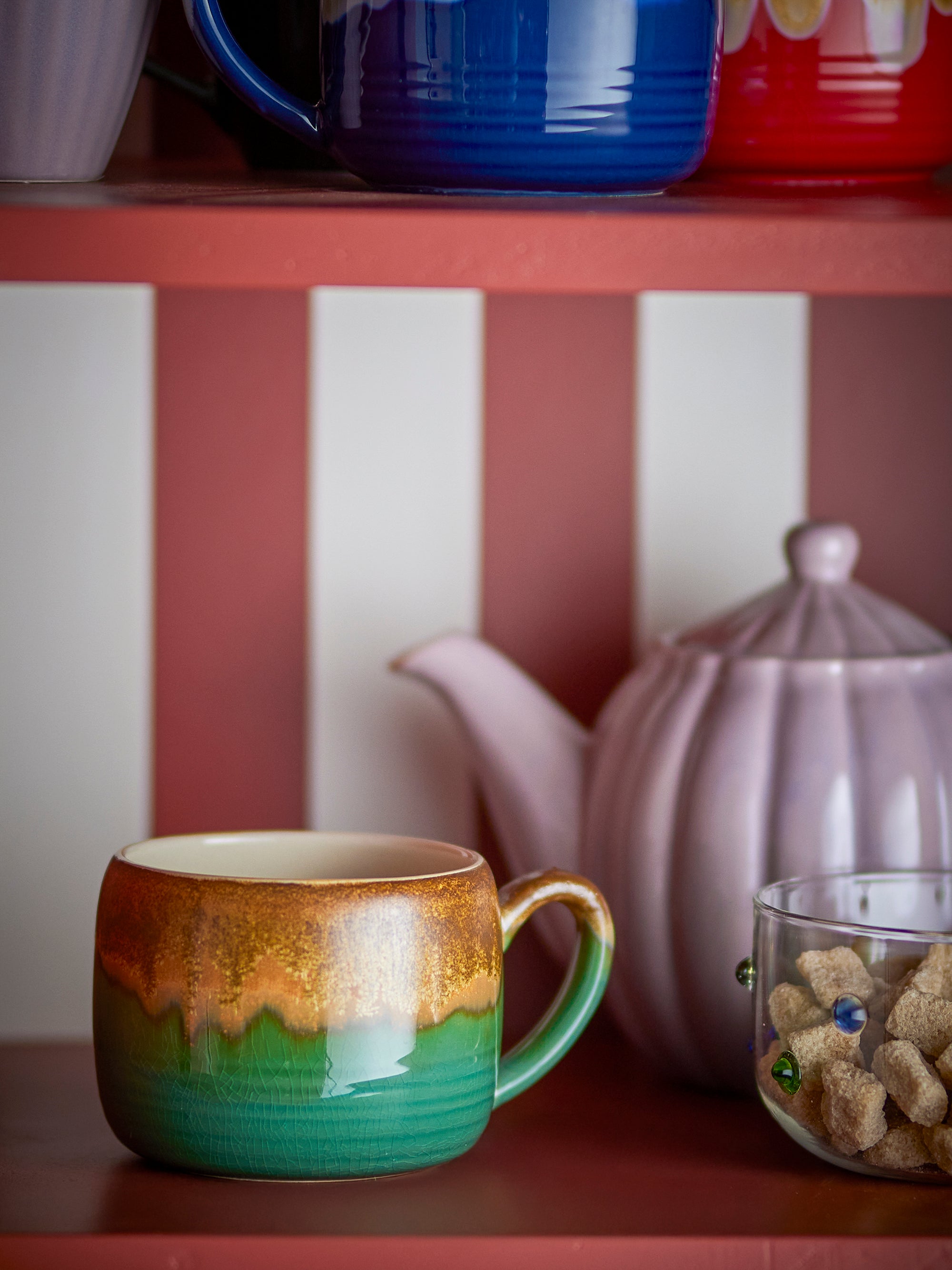 Sheen Mug - Green Multi