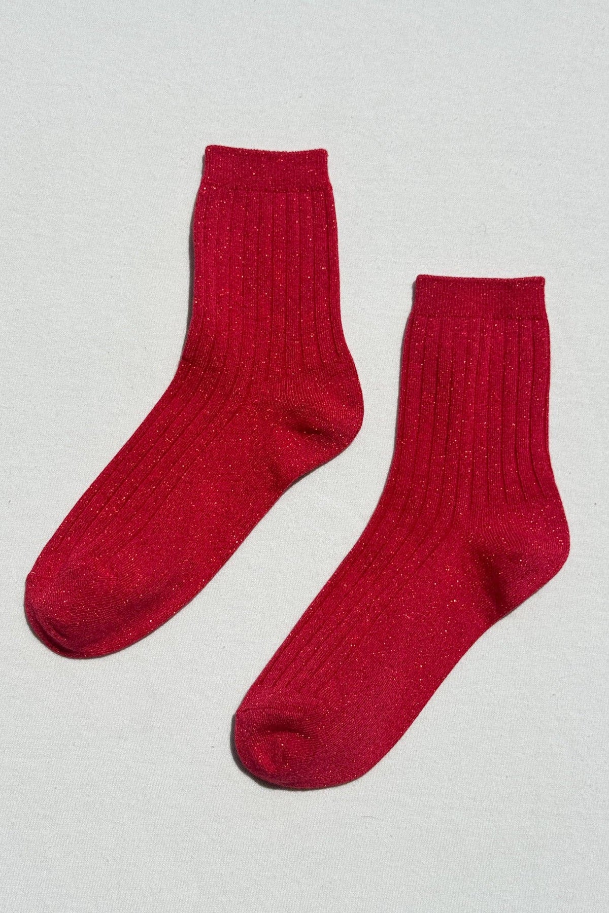 Her Socks - MODAL Lurex : Mustard Glitter