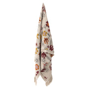 Vivielle Throw - Multi Flowers, Mixed Fibres