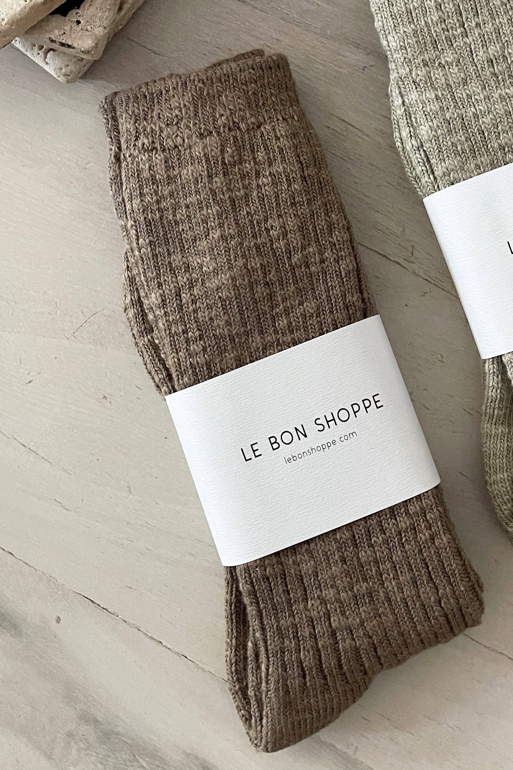 Cottage Socks: Oatmeal
