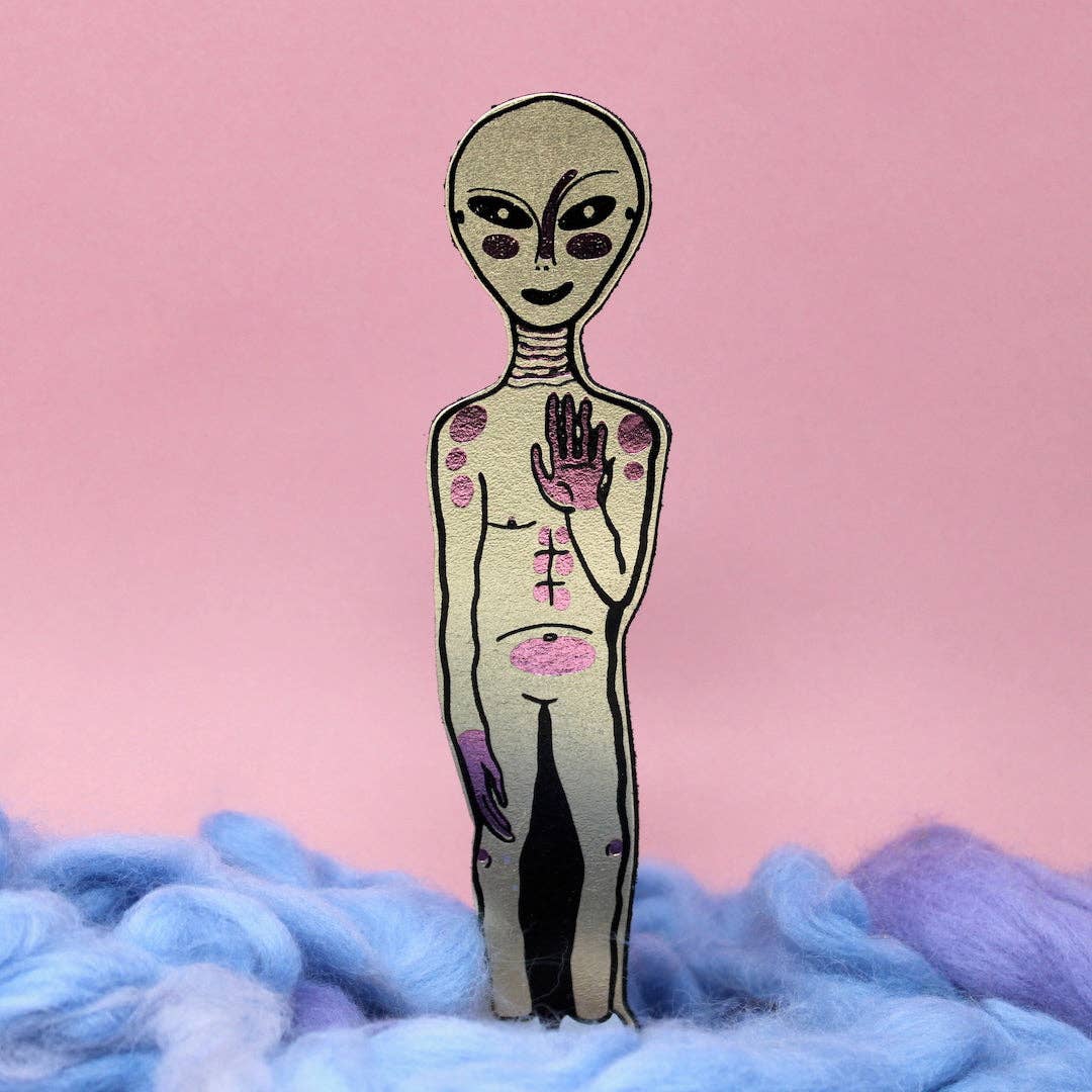 Alien Bookmark: Apple