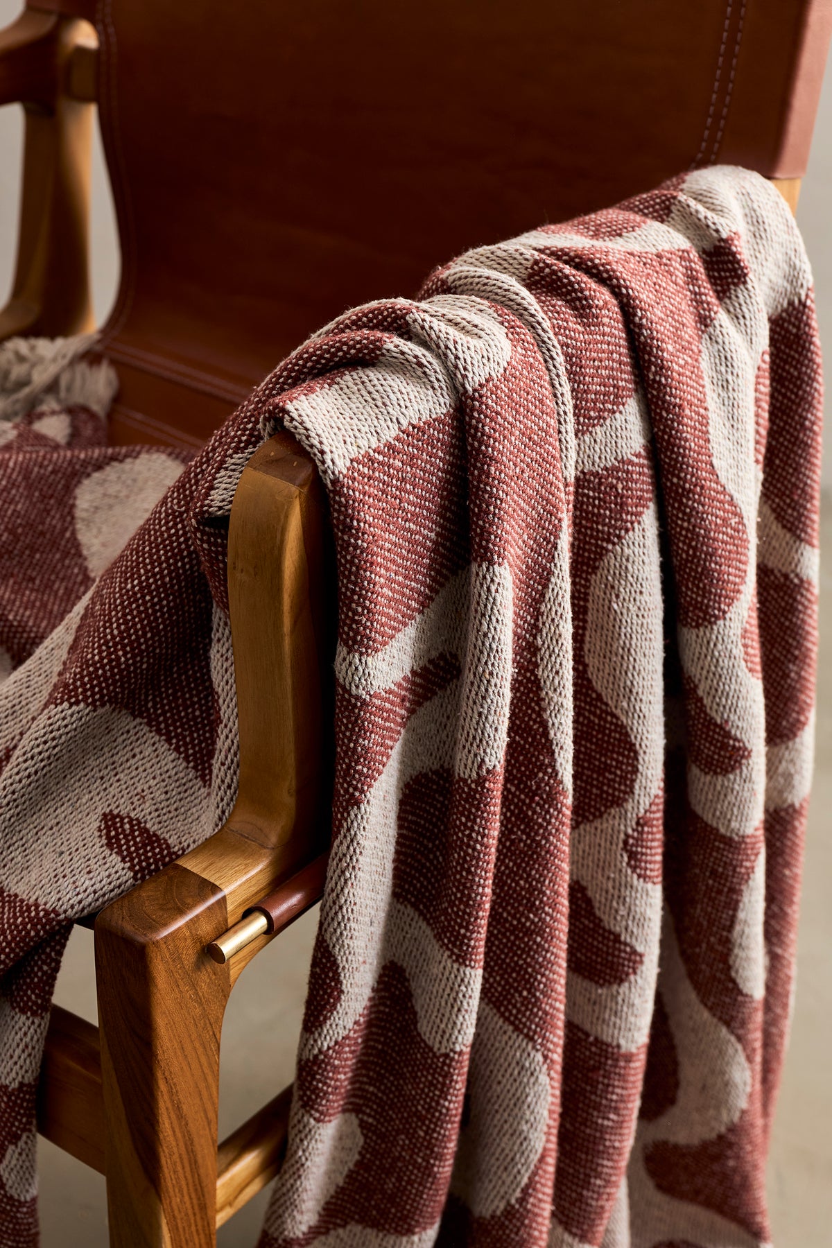 Salobre Throw - Brown, Mixed Fibres
