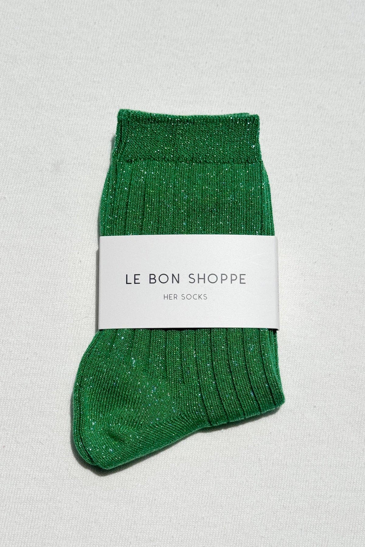 Her Socks - MODAL Lurex : Copper Black