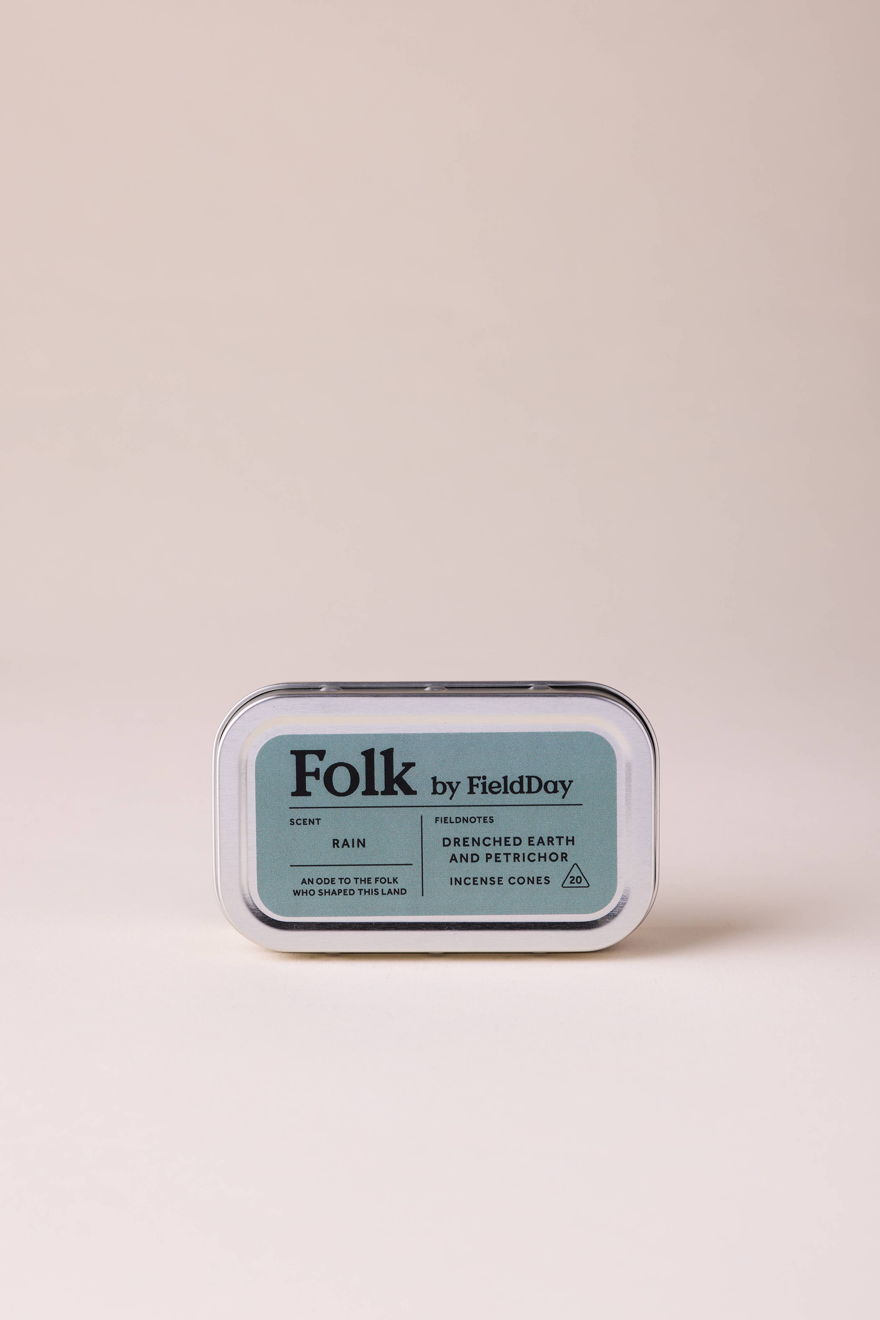 Rain Folk Tin of Incense Cones