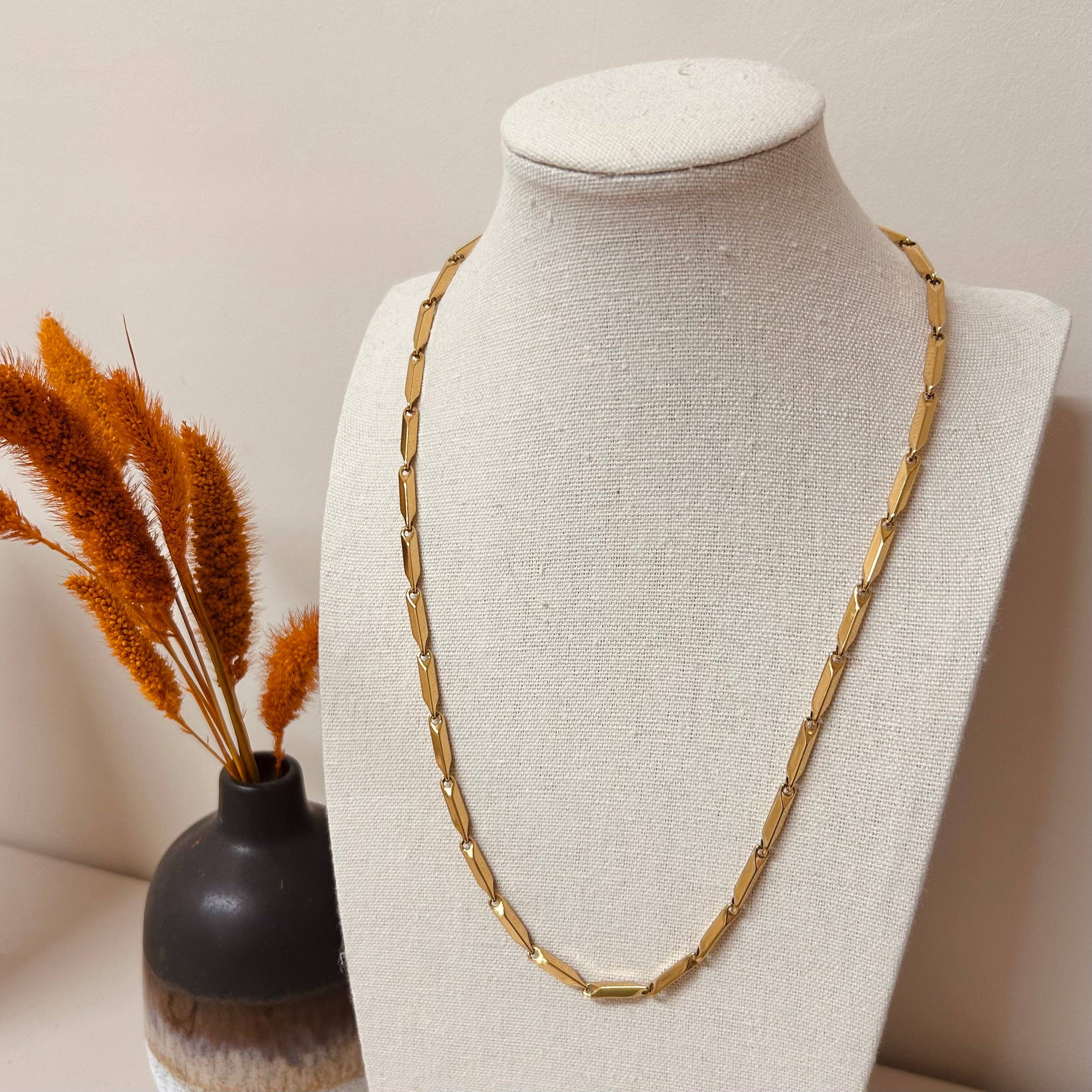 Everyday Geometric Link Necklace