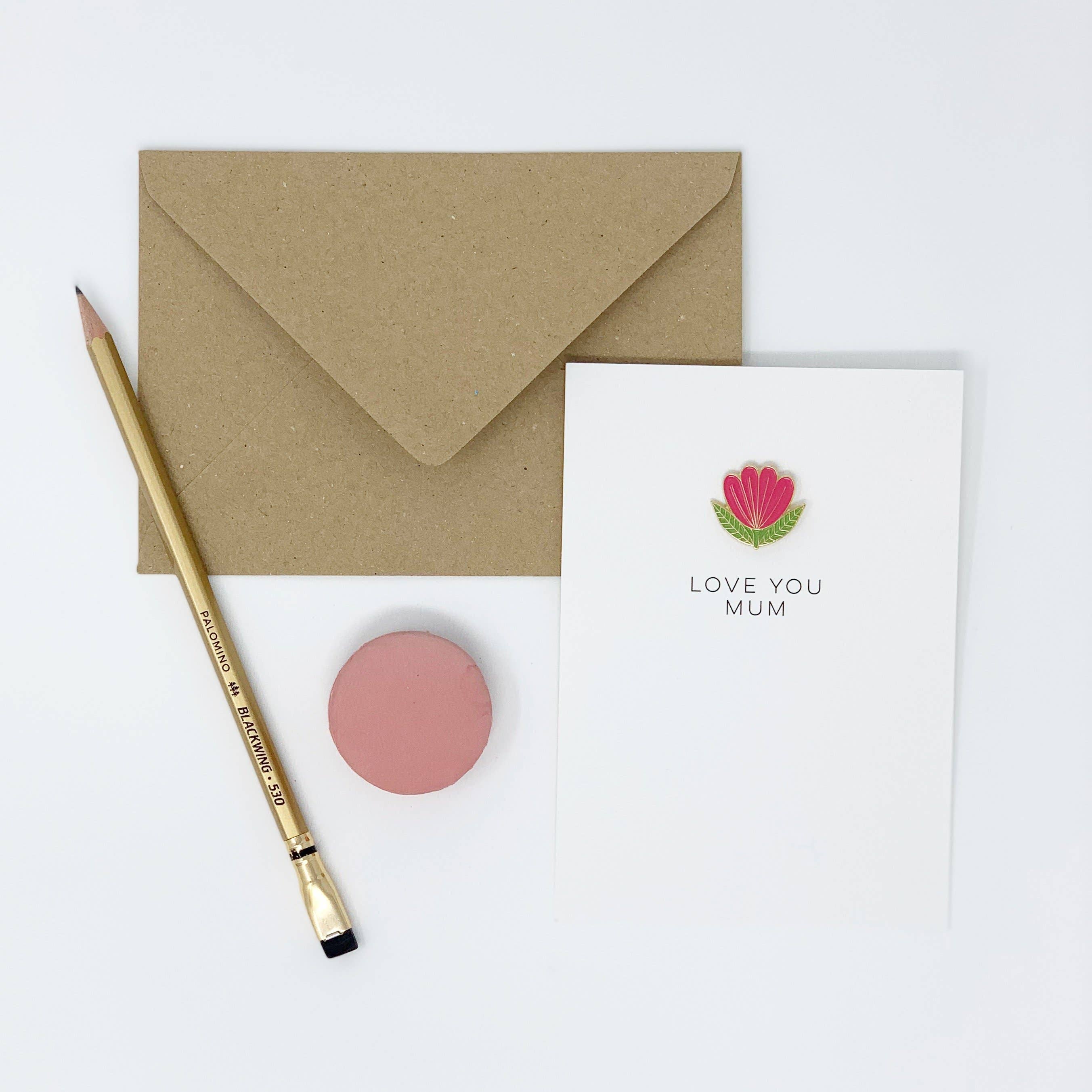 Mother's Day Folk Pin Card