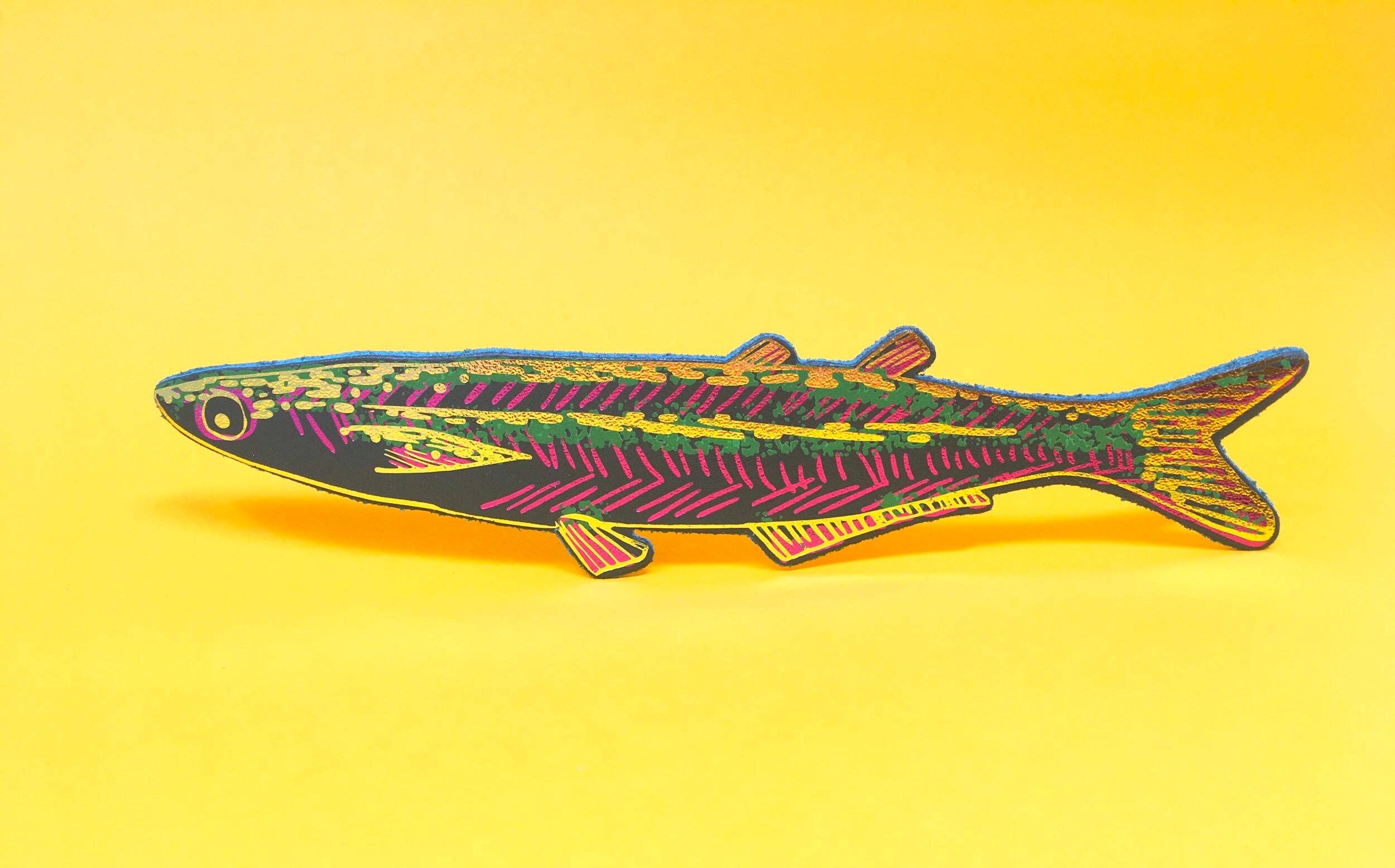 Fish Bookmark: Dark Green