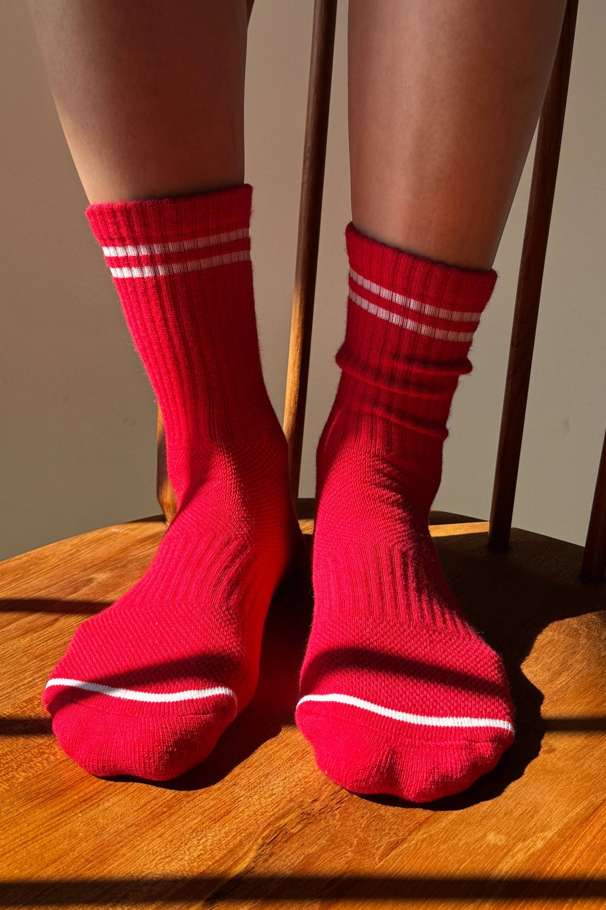 Boyfriend Socks : Cardinal
