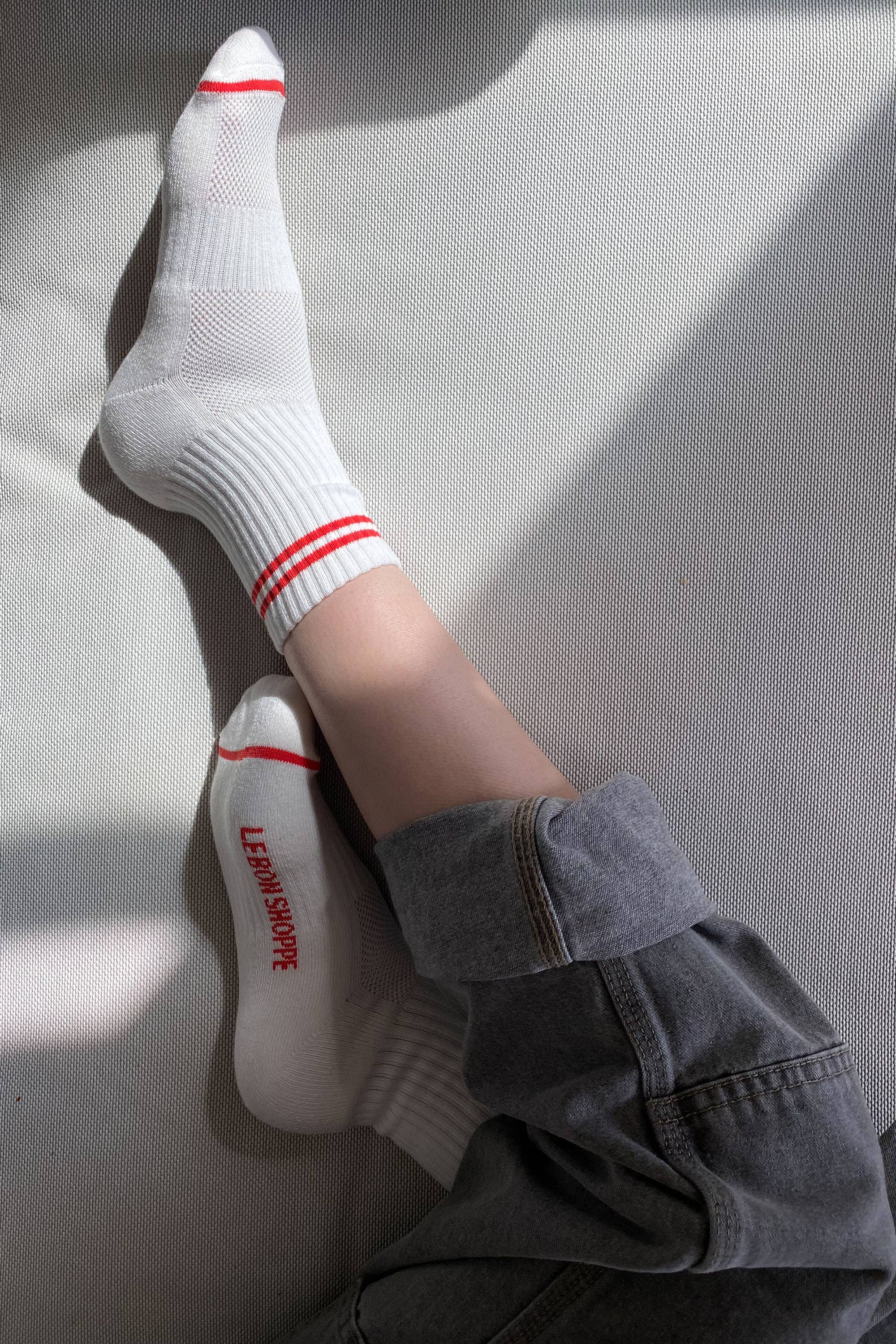 Boyfriend Socks: Oatmeal