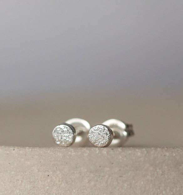 Sterling Silver Mini Studs - Circle