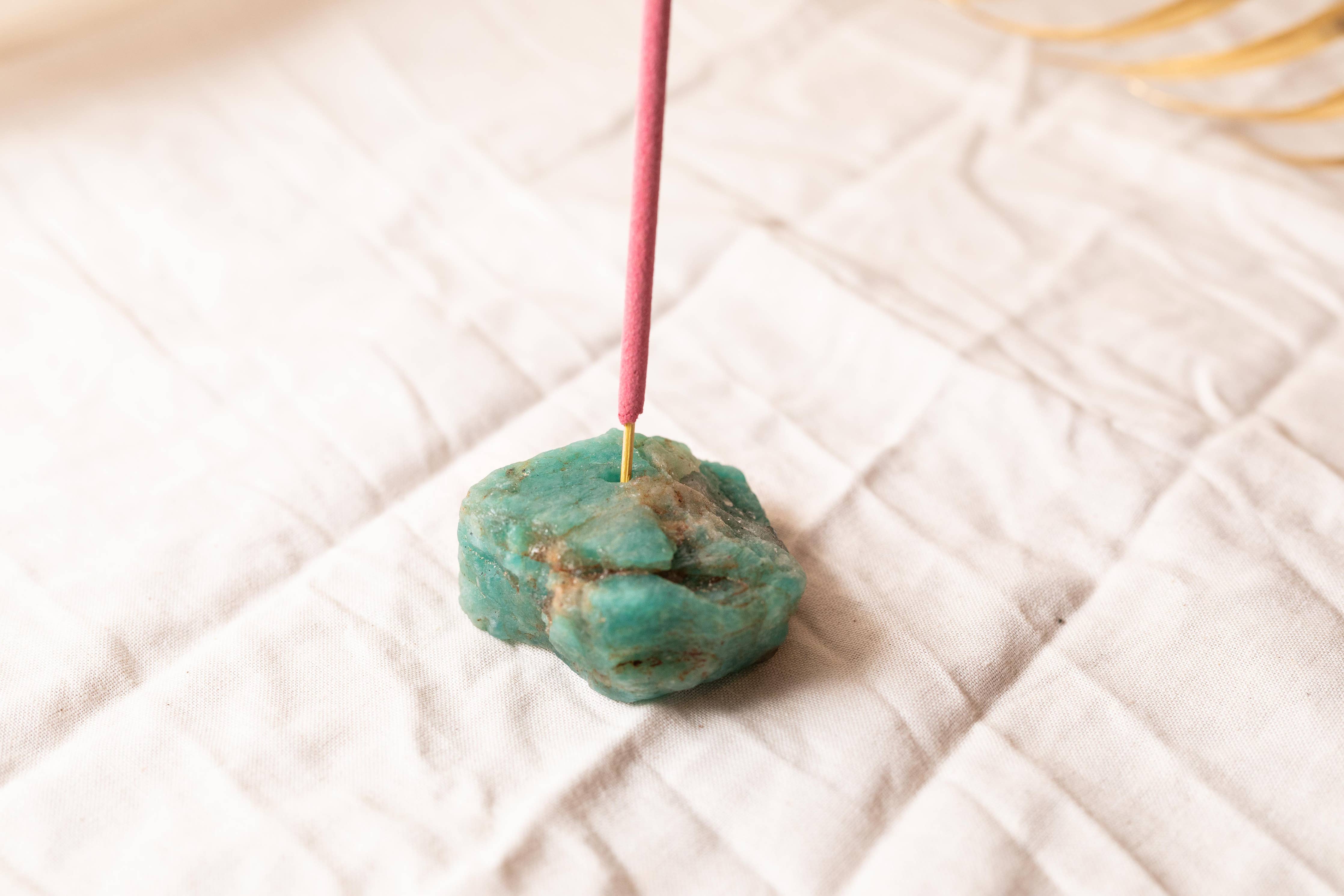Crystal Incense Holder: Rose Quartz