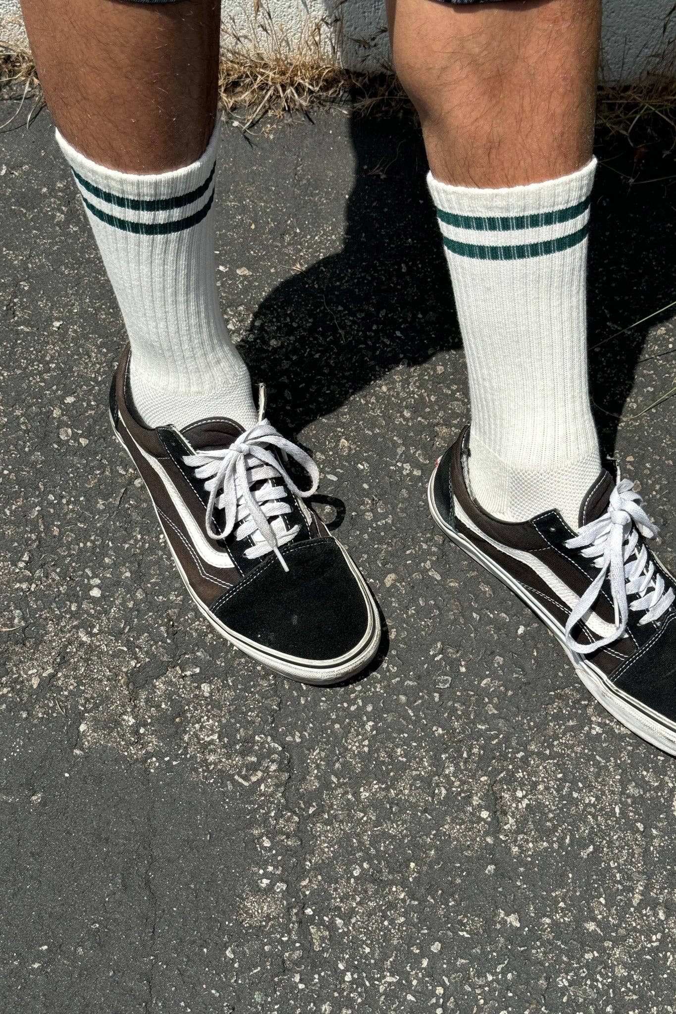 EXTENDED Boyfriend Socks: Clean White