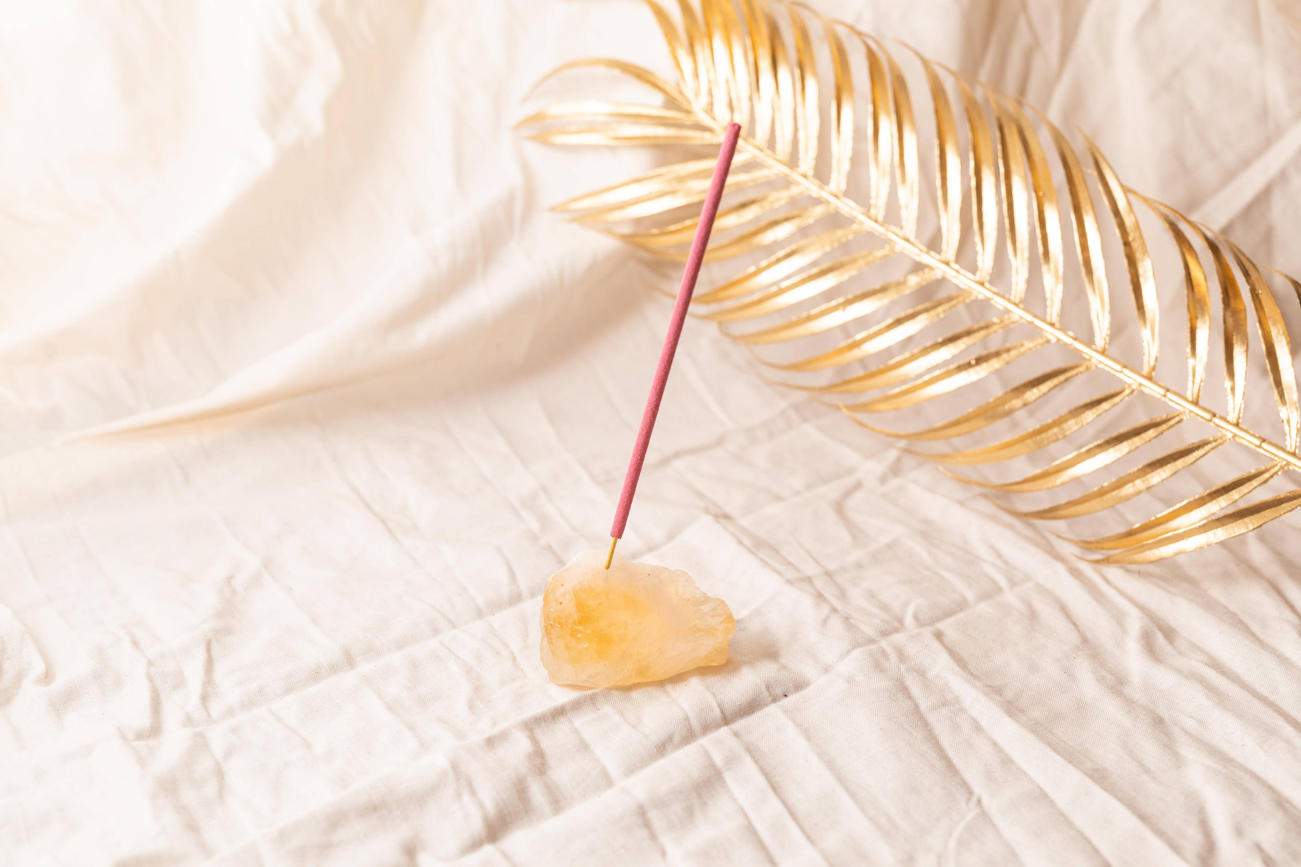 Crystal Incense Holder: Rose Quartz