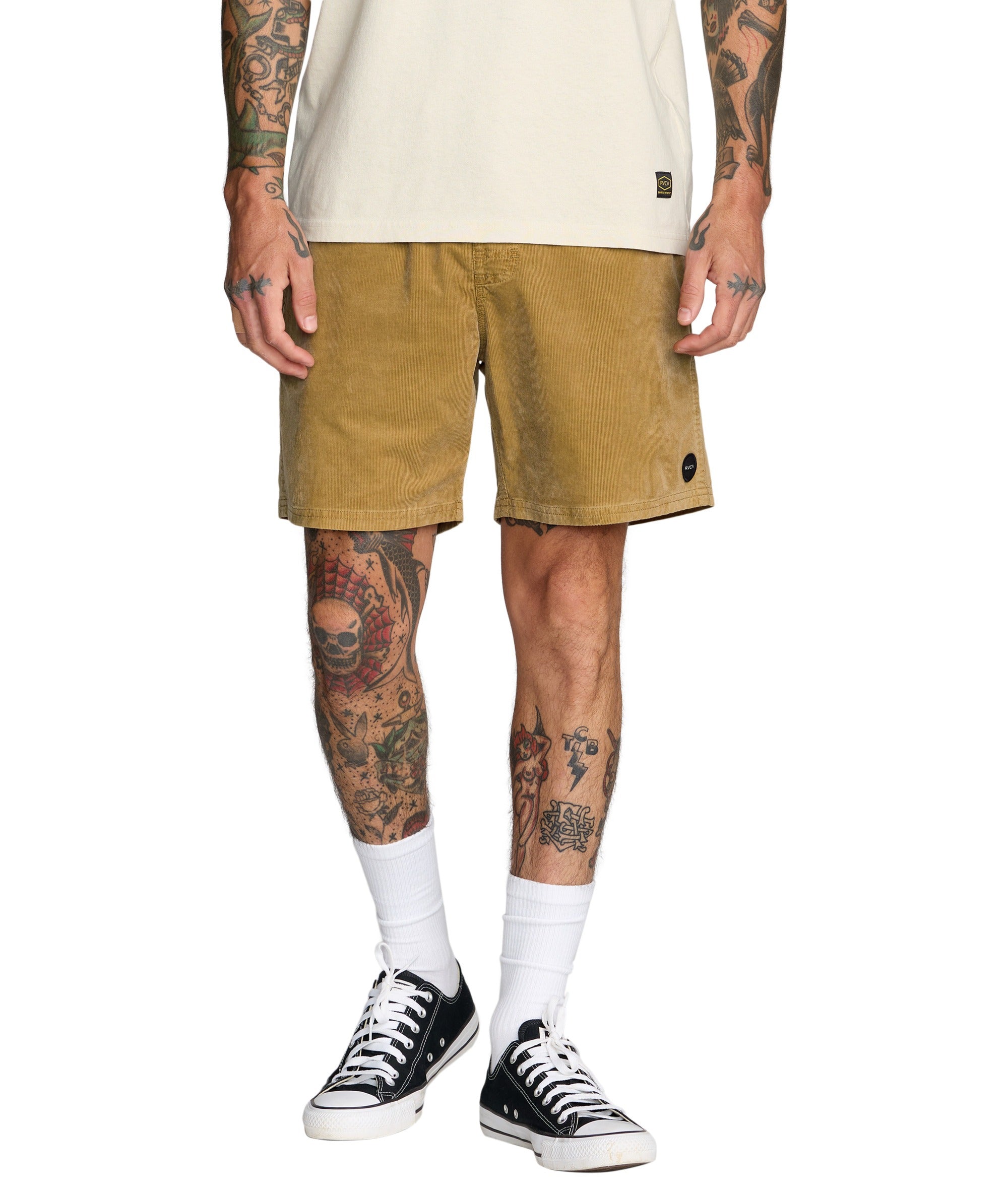 ESCAPE ELASTIC CORD SHORT II - OCHRE