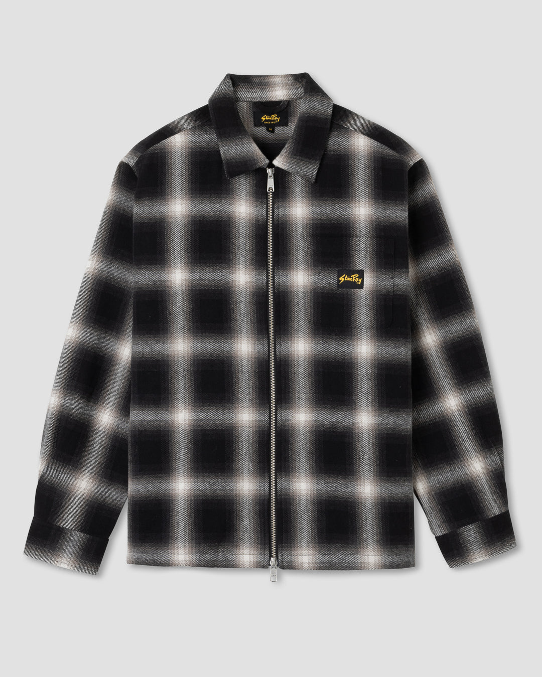 Zip Shirt - Black Check