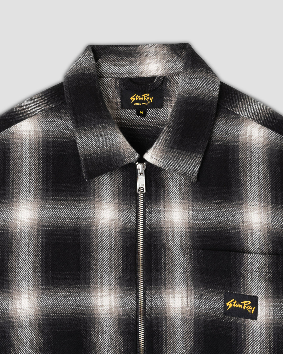 Zip Shirt - Black Check