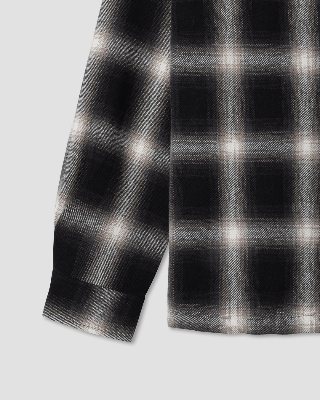 Zip Shirt - Black Check