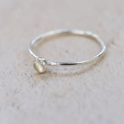 Sterling Silver Gemstone Ring - Crystal Quartz