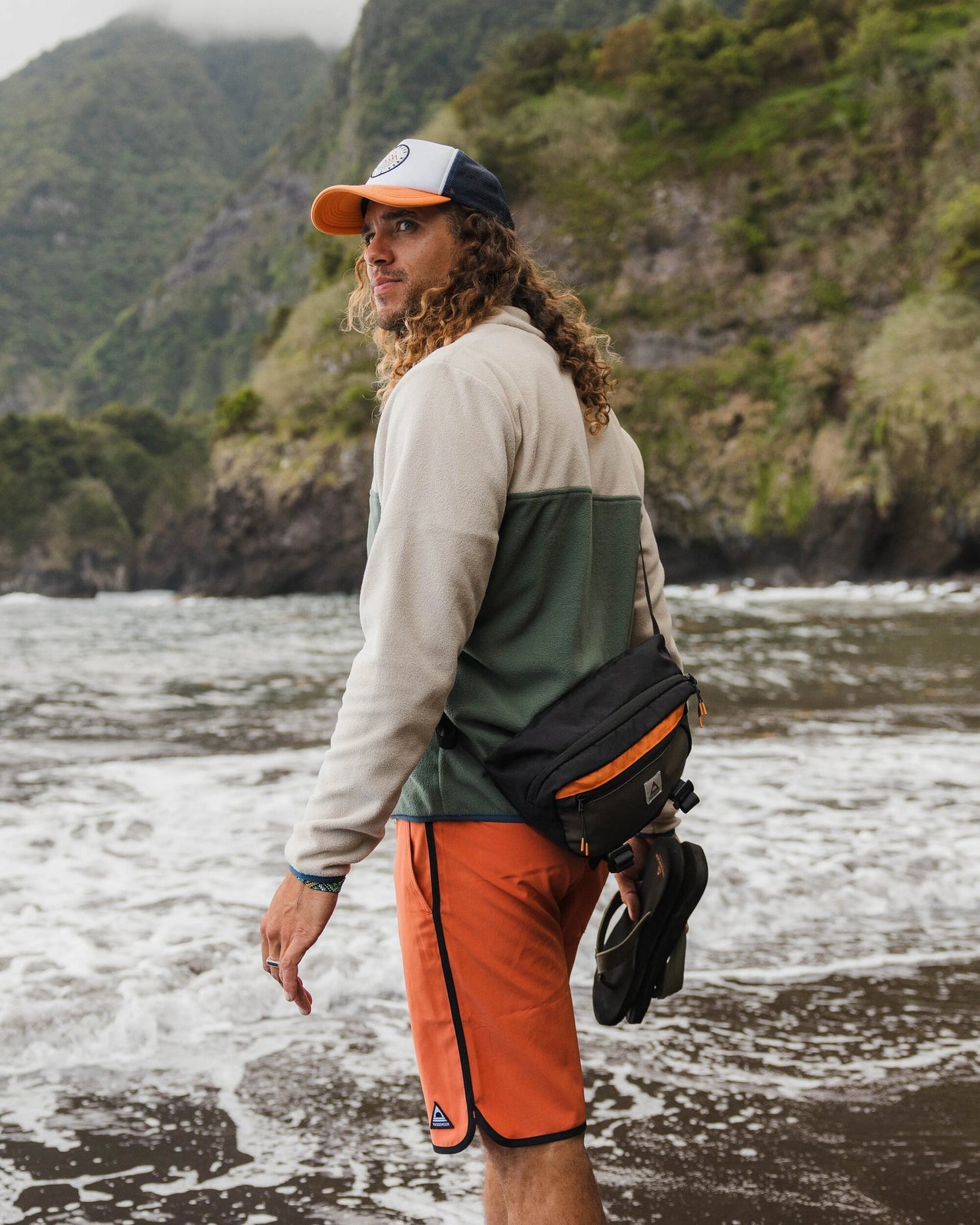 Set Off Recycled Polar 1/4 Zip Fleece