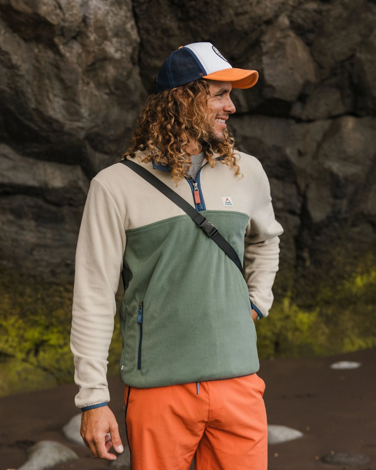Set Off Recycled Polar 1/4 Zip Fleece