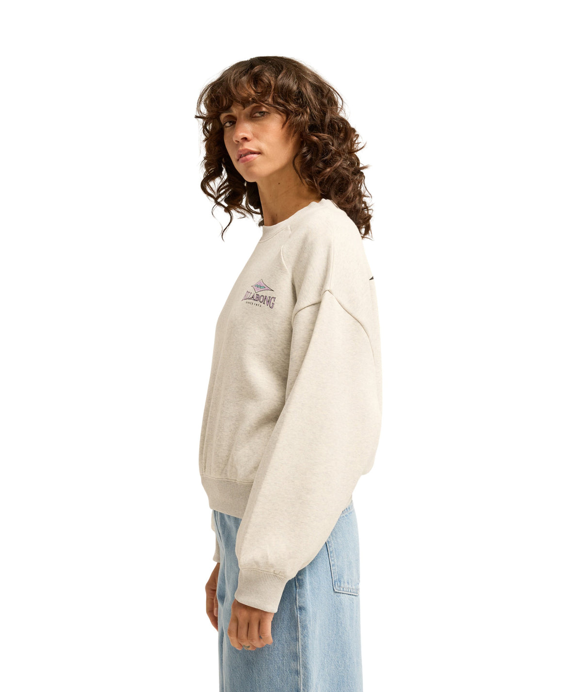 HERITAGE CREW - GREY HEATHER