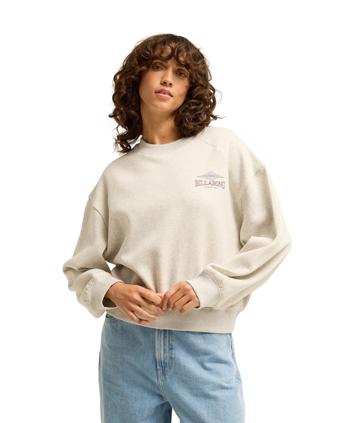 HERITAGE CREW - GREY HEATHER
