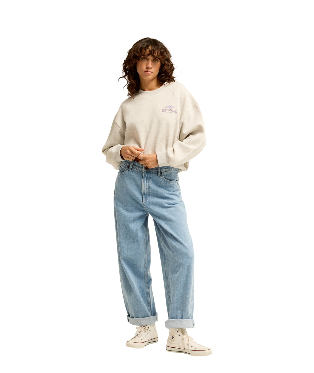 HERITAGE CREW - GREY HEATHER