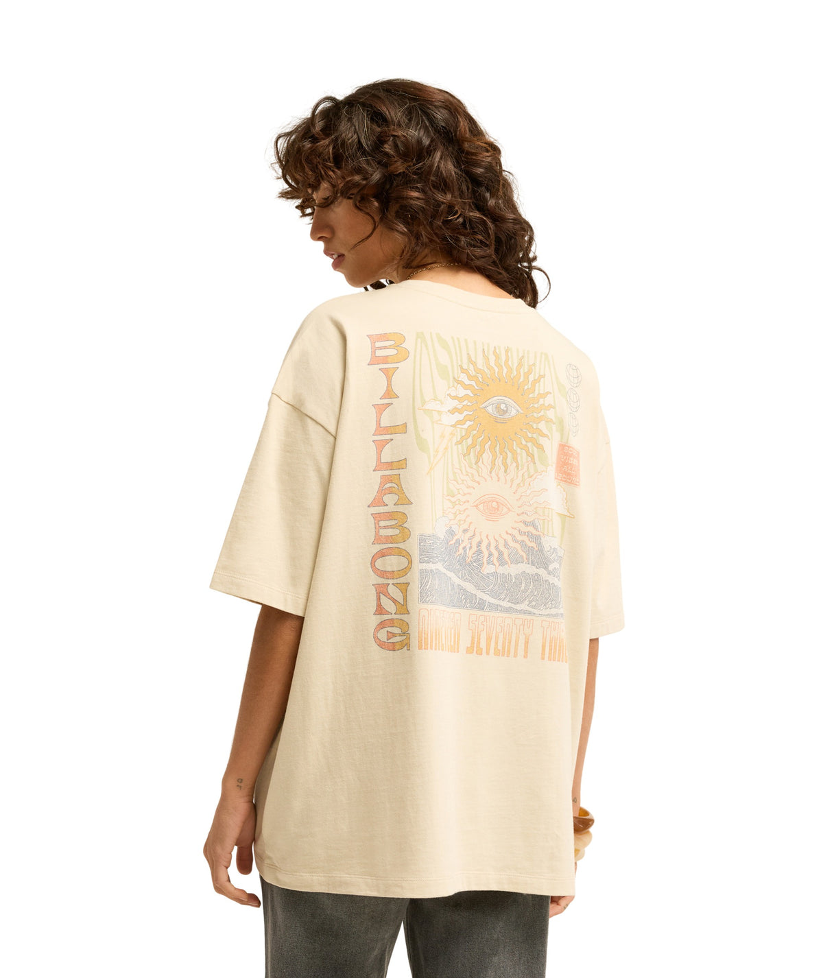 ADIV GOOD VIBES TRUE BOY TEE - OATMEAL
