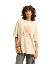 ADIV GOOD VIBES TRUE BOY TEE - OATMEAL