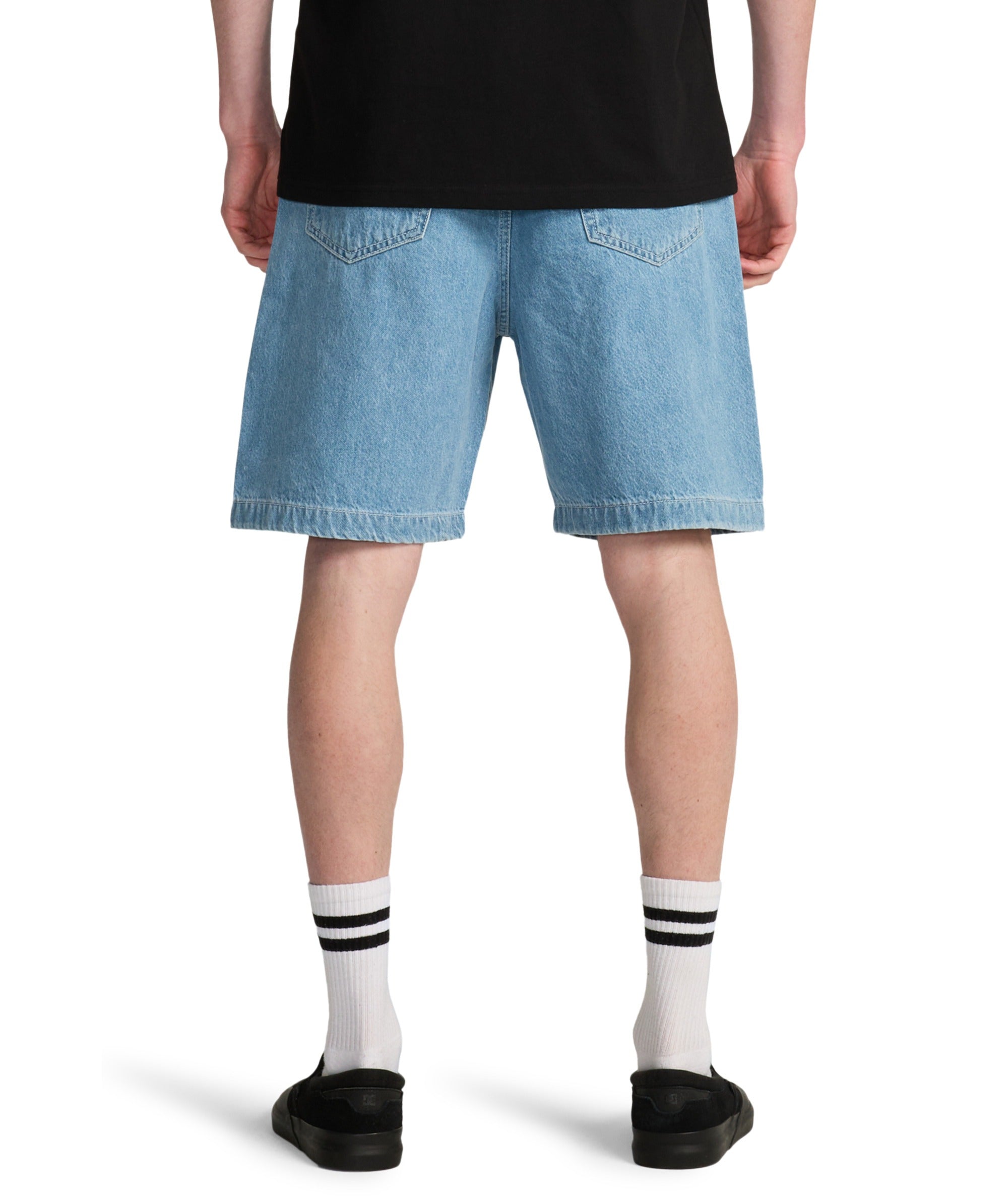 BIG DENIM SHORT - BLEACH WASH