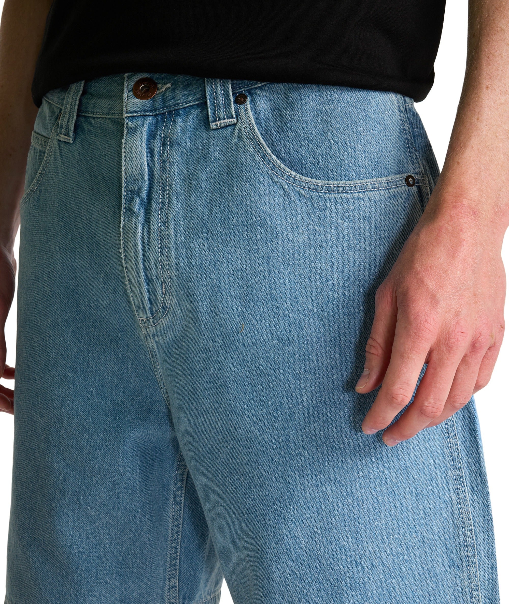 BIG DENIM SHORT - BLEACH WASH
