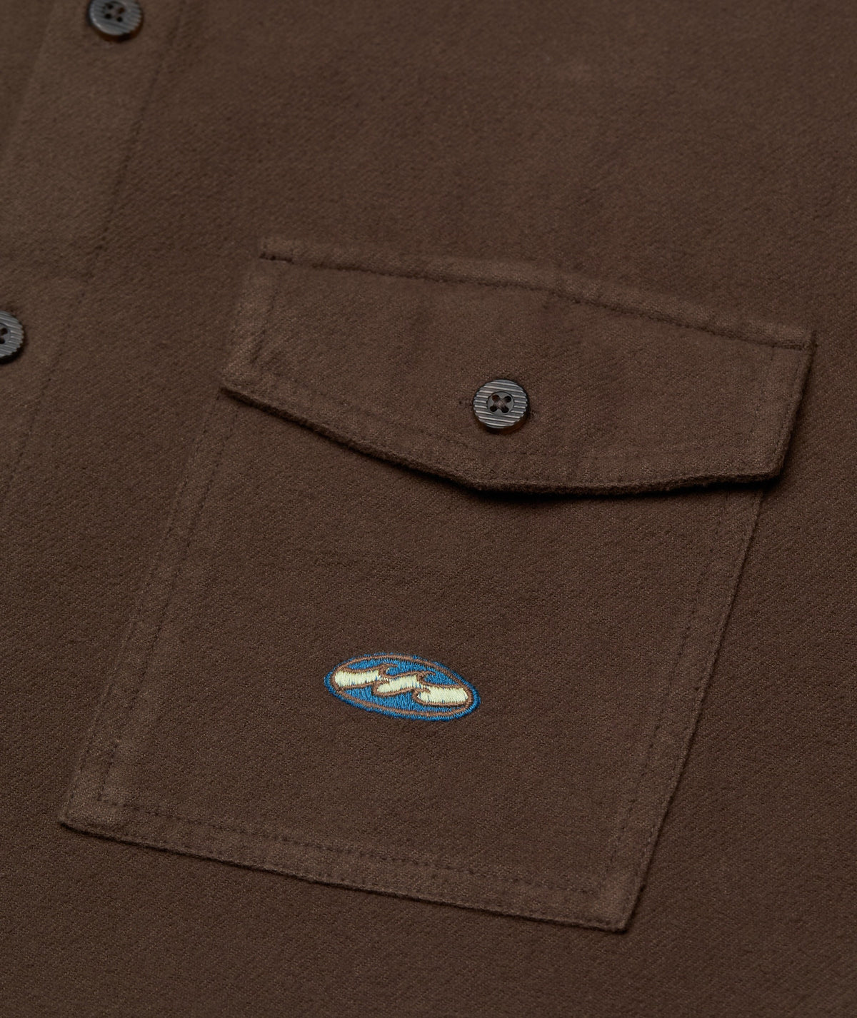 DEL MAR FLANNEL - DARK CEDAR