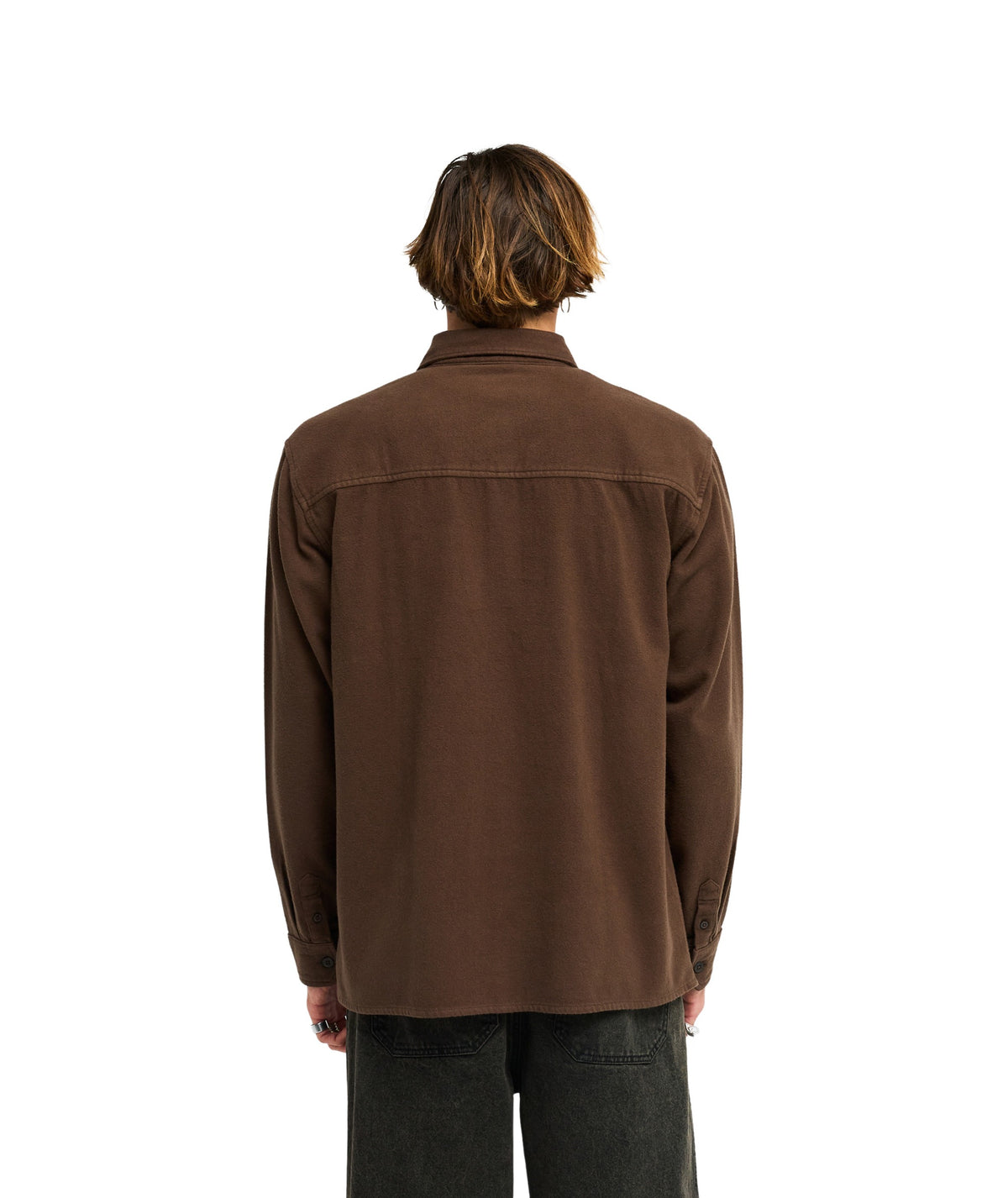 DEL MAR FLANNEL - DARK CEDAR
