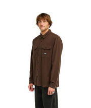 DEL MAR FLANNEL - DARK CEDAR