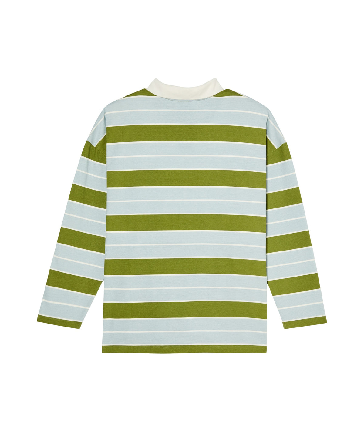 HUTTON POLO - GREEN STRIPE