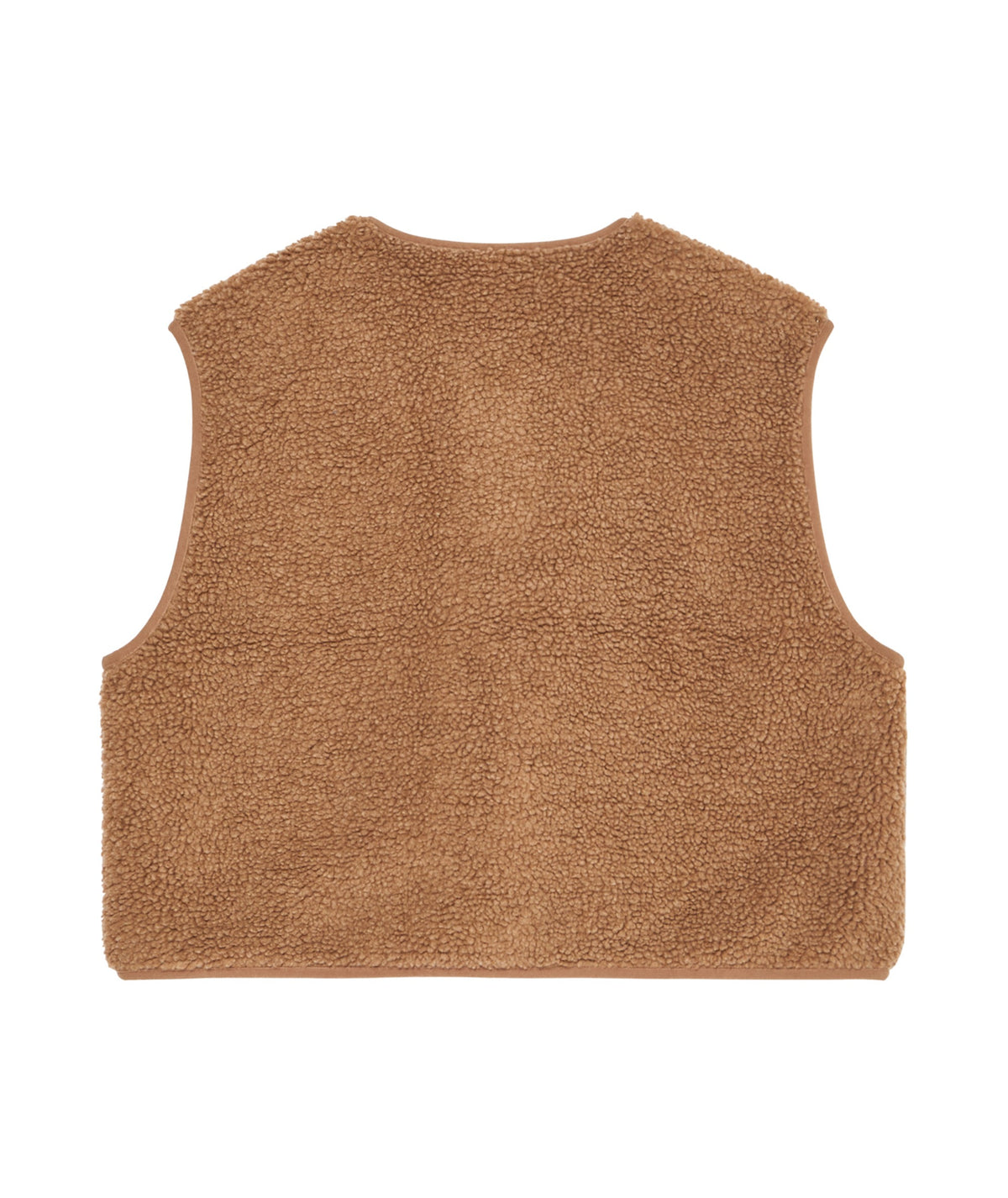 CROPPED VEST - RAWHIDE