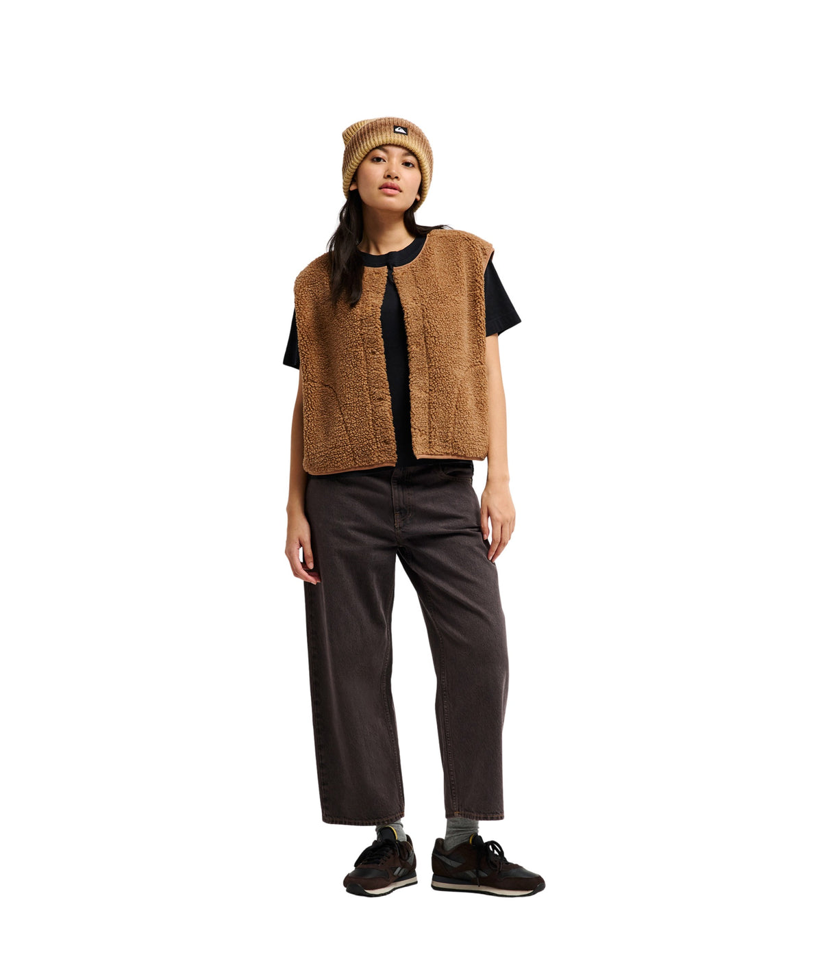 CROPPED VEST - RAWHIDE